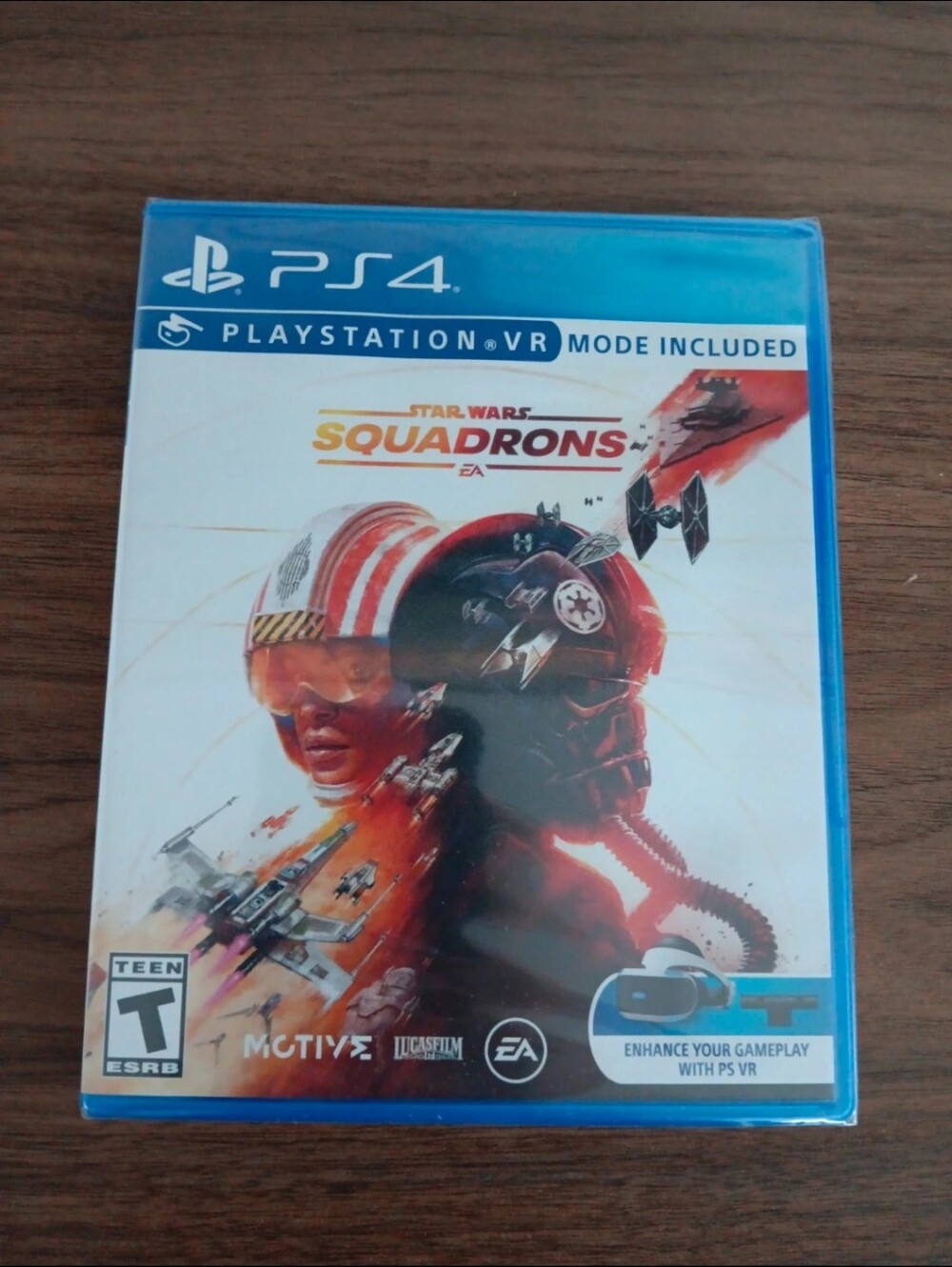 Playstation 4 Star Wars Squadrons VR Mode Included Video Game NIP Sealed
